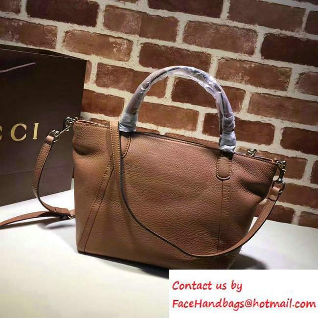 Gucci Soho Leather Top Handle Small Bag 369176 Brown