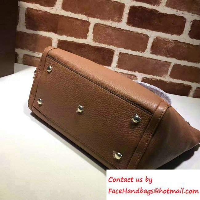 Gucci Soho Leather Top Handle Small Bag 369176 Brown