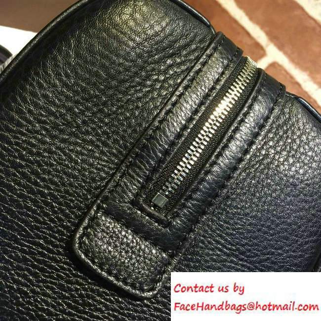 Gucci Vintage Web Leather Boston Small Bag 269876 Black - Click Image to Close