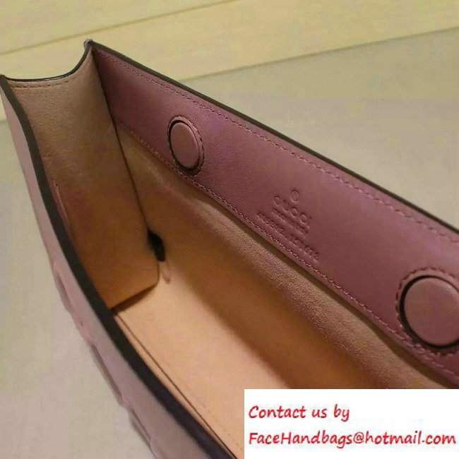 Gucci XL Leather Clutch Bag 409382 Light Pink 2016 - Click Image to Close