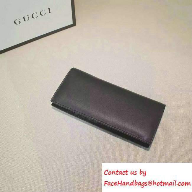 Gucci XL Long Wallet 428779 Black 2016 - Click Image to Close