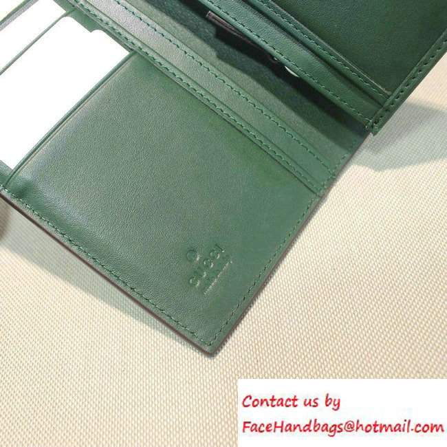 Gucci XL Long Wallet 428779 Green 2016