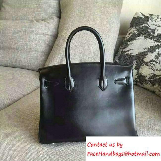 Hermes Birkin 30cm Bag in Original Box Leather So Black