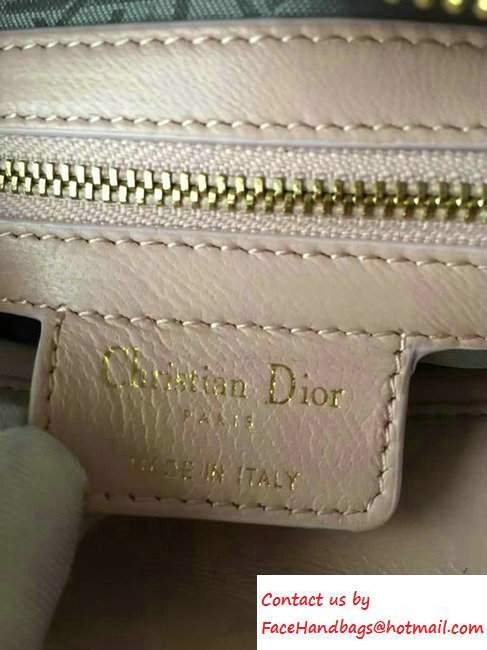 Lady Dior Large Bag in Lambskin Leather Nude Pink - Click Image to Close