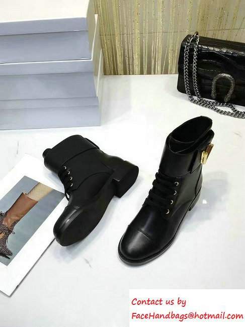 Louis Vuitton Calfskin Boots Black 2016