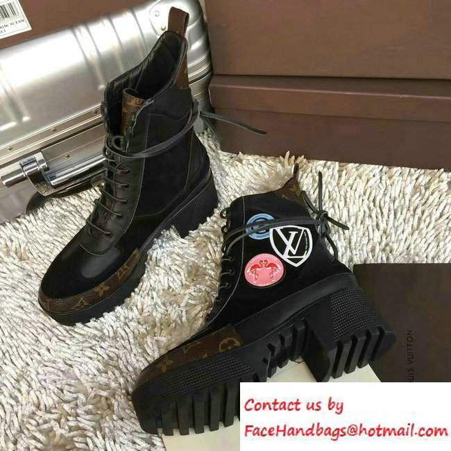 Louis Vuitton Checkpoint Platform Desert Boots 1A26M0 Stickers 2016 - Click Image to Close