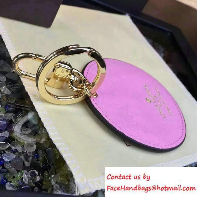 Louis Vuitton Illustre Jungle Bag Charm Key Holder M42596 Pink