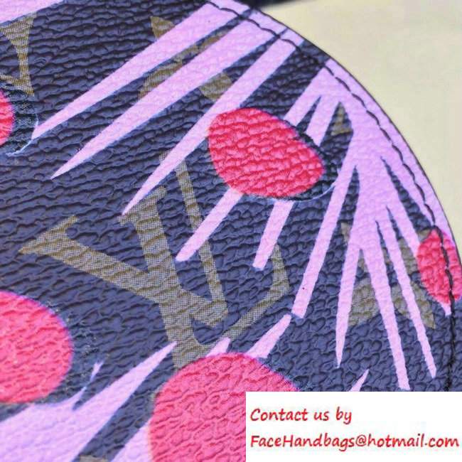 Louis Vuitton Illustre Jungle Bag Charm Key Holder M42596 Pink