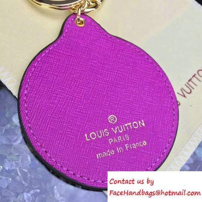 Louis Vuitton Illustre Multi V Bag Charm Key Holder M67368 Pink