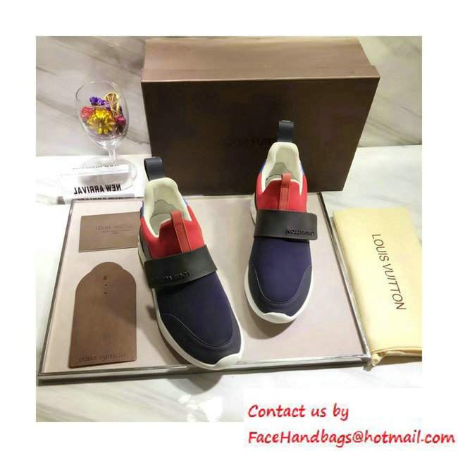 Louis Vuitton Lovers Sneakers Blue/Red Fall Winter 2016