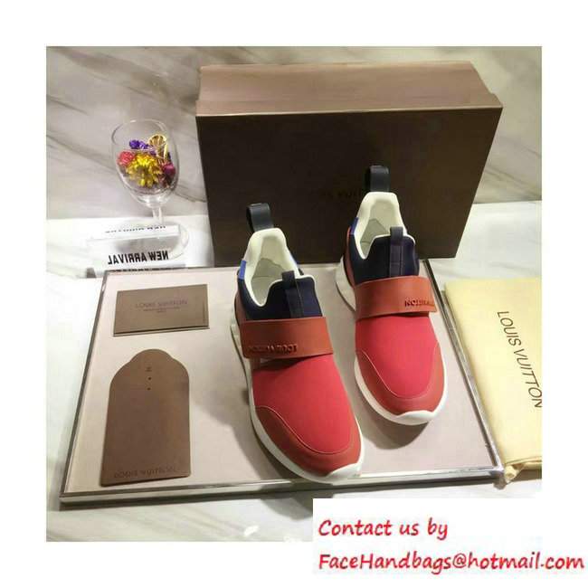 Louis Vuitton Lovers Sneakers Red/Blue Fall Winter 2016