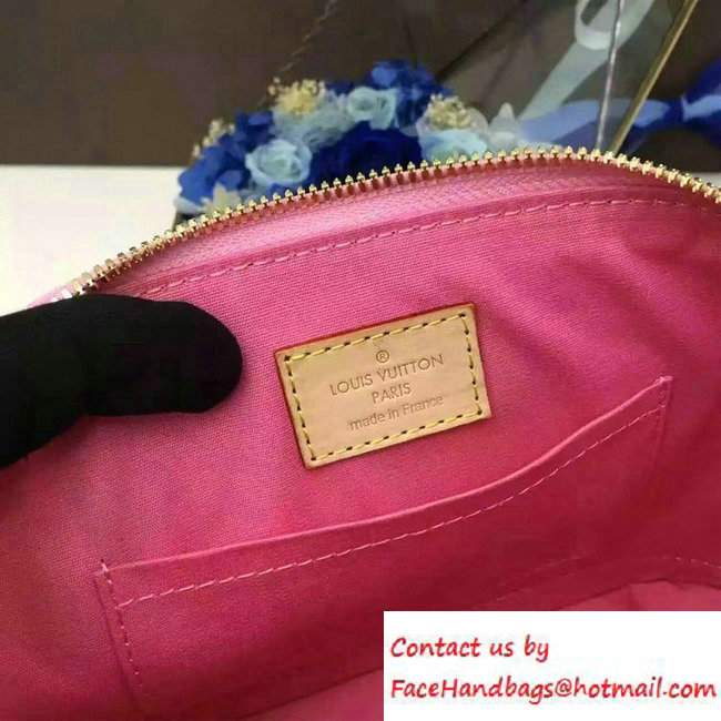 Louis Vuitton Monogram Vernis Alma BB Bag Cherry Pink