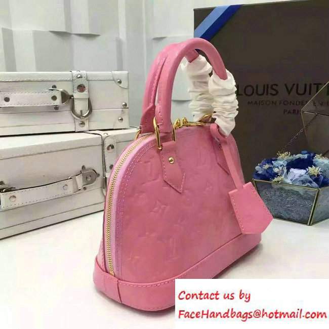 Louis Vuitton Monogram Vernis Alma BB Bag Cherry Pink - Click Image to Close