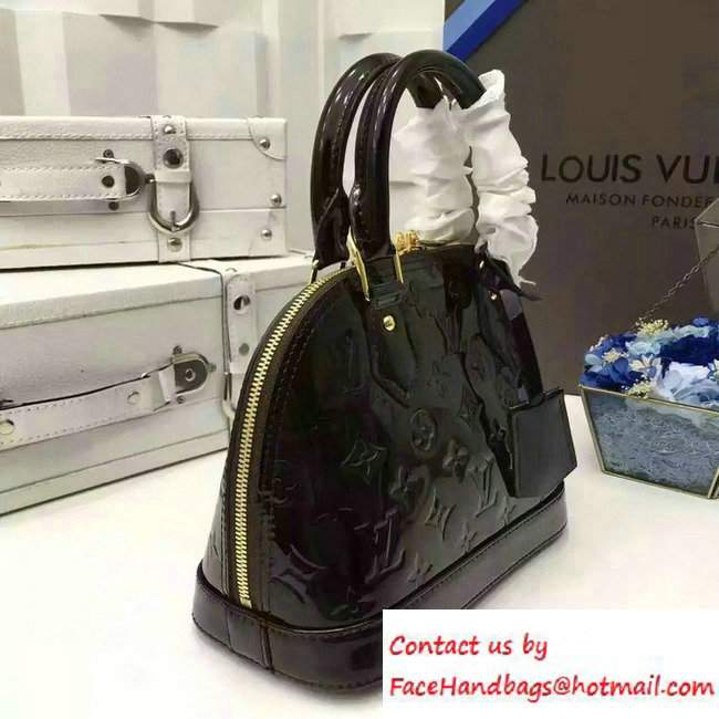 Louis Vuitton Monogram Vernis Alma BB Bag Coffee - Click Image to Close