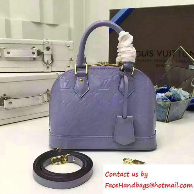 Louis Vuitton Monogram Vernis Alma BB Bag Lilas - Click Image to Close