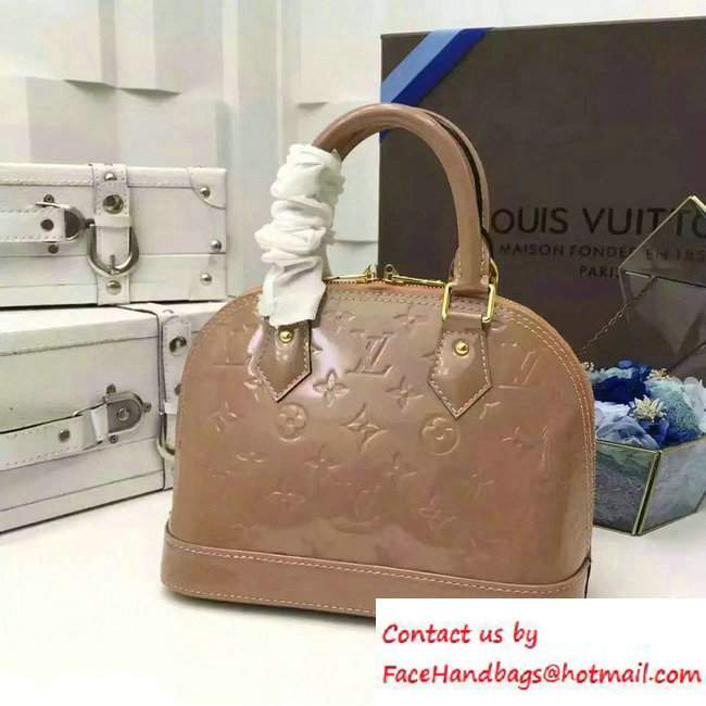 Louis Vuitton Monogram Vernis Alma BB Bag M90175 Dune