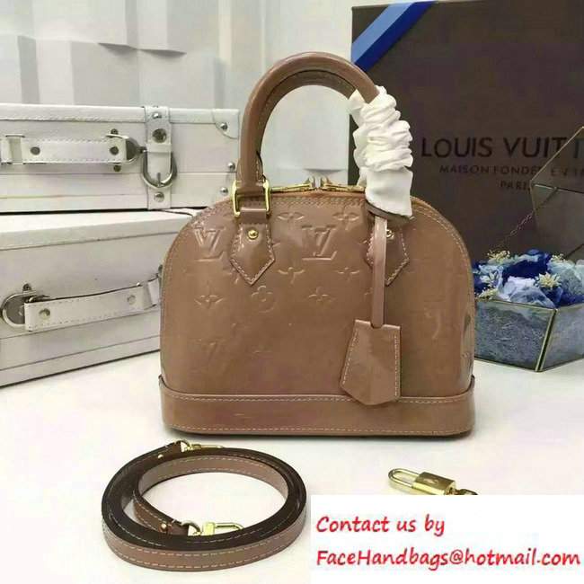 Louis Vuitton Monogram Vernis Alma BB Bag M90175 Dune - Click Image to Close