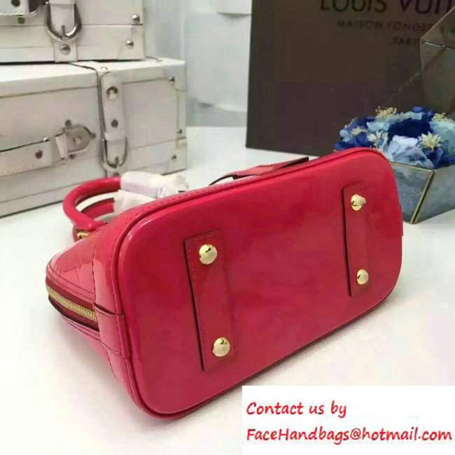 Louis Vuitton Monogram Vernis Alma BB Bag M90976 Hot Pink - Click Image to Close