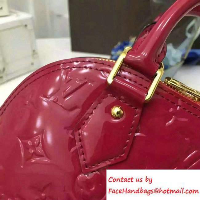 Louis Vuitton Monogram Vernis Alma BB Bag M91771 Indian Rose - Click Image to Close