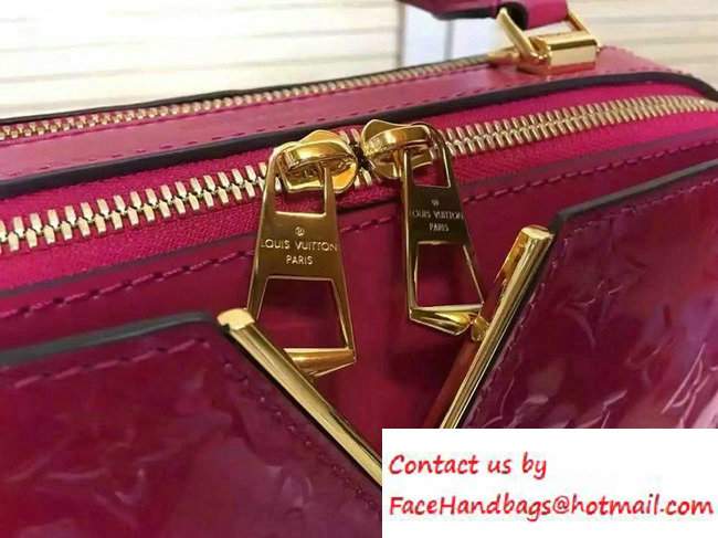 Louis Vuitton Monogram Vernis Melrose Bag Indian Pink 2016