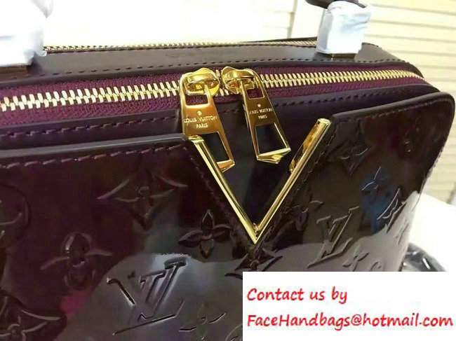 Louis Vuitton Monogram Vernis Melrose Bag M42693 Amarante 2016