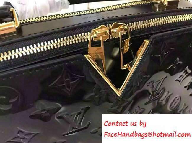 Louis Vuitton Monogram Vernis Melrose Bag Noir 2016