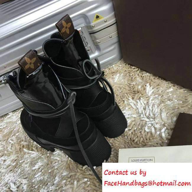 Louis Vuitton Palm Canyon Desert Boots Black 1A15AG 2016
