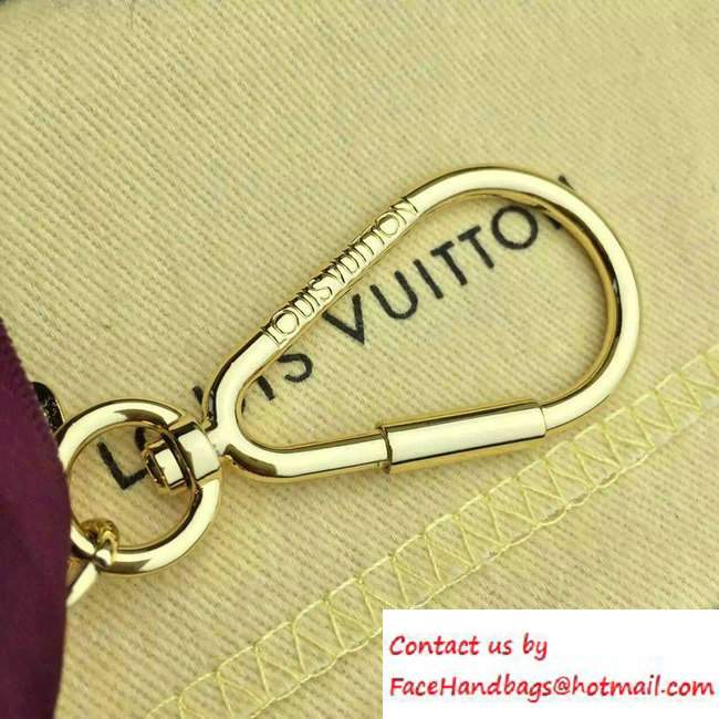 Louis Vuitton Ribbon Bag Charm Key Ring Burgundy - Click Image to Close