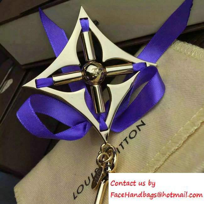 Louis Vuitton Ribbon Bag Charm Key Ring Purple - Click Image to Close