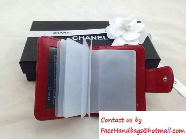 chanel sheepskin business card holder - Click Image to Close
