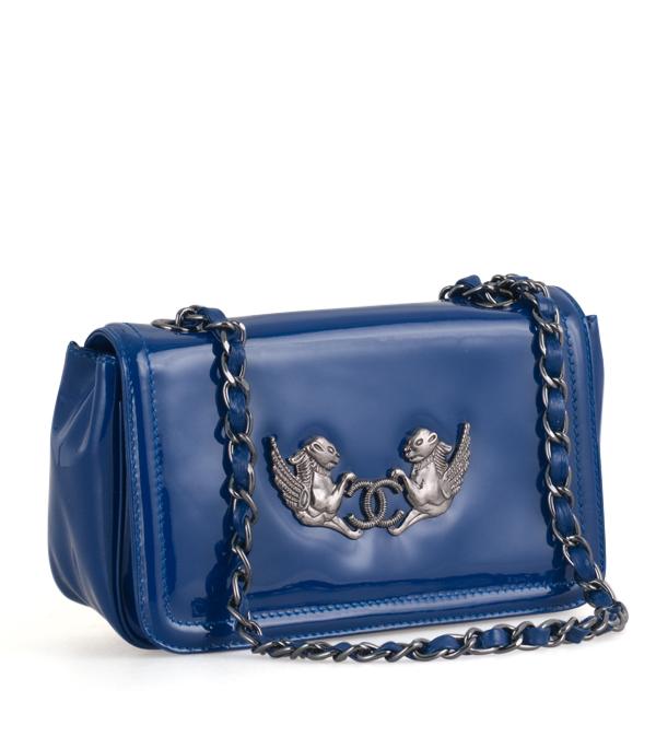 Chanel 47962 Patent Leather Flap Bag