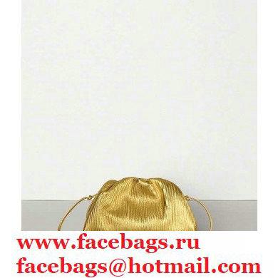 Bottega Veneta Frame Pouch Clutch Small Bag with Strap In Nappa leather metallic gold 2020 - Click Image to Close