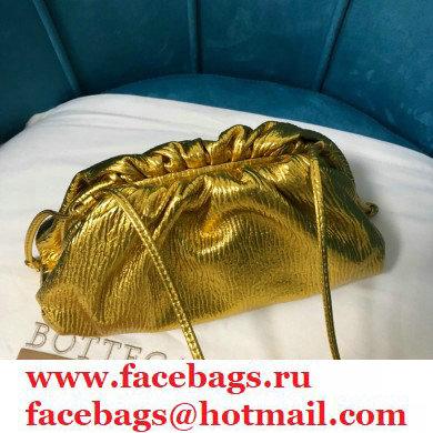 Bottega Veneta Frame Pouch Clutch Small Bag with Strap In Nappa leather metallic gold 2020 - Click Image to Close