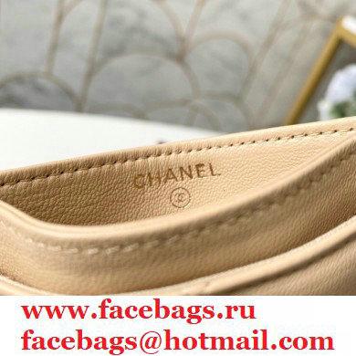 Chanel 19 Card Holder AP1167 Beige 2020