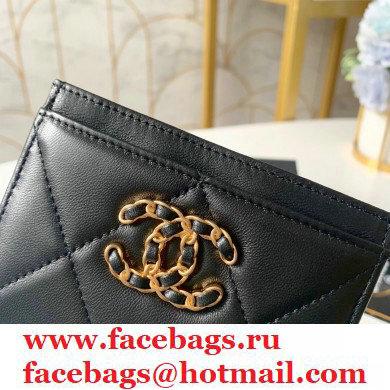 Chanel 19 Card Holder AP1167 Black 2020 - Click Image to Close
