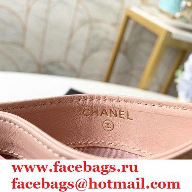 Chanel 19 Card Holder AP1167 Light Pink 2020