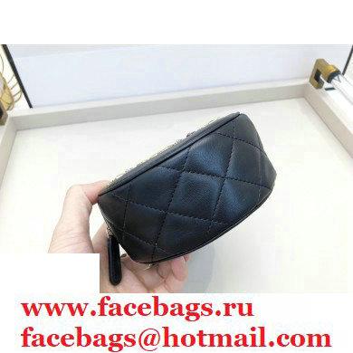 Chanel CC Charms Round Clutch with Chain Bag Black 2020 - Click Image to Close