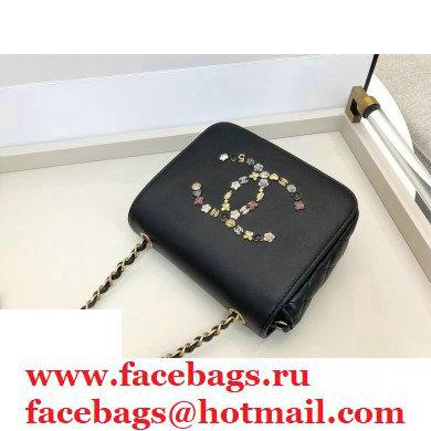 Chanel CC Charms Small Flap Bag AS1881 Black 2020 - Click Image to Close
