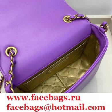 Chanel CC Charms Small Flap Bag AS1881 Purple 2020