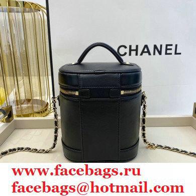 Chanel CC Charms Vanity Case Bag Black 2020