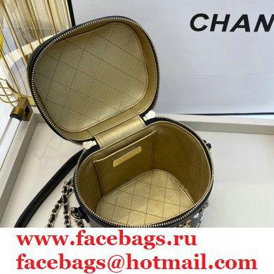 Chanel CC Charms Vanity Case Bag Black 2020