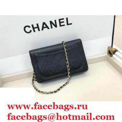 Chanel CC Charms Wallet on Chain WOC Bag Black 2020 - Click Image to Close