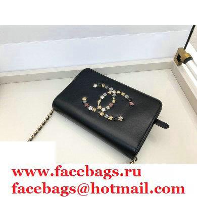 Chanel CC Charms Wallet on Chain WOC Bag Black 2020