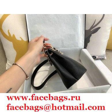 Chanel Caviar Leather Drawstring Bucket Bag Black 2020