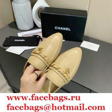 Chanel Chain and CC Logo Mules Beige 2020 - Click Image to Close