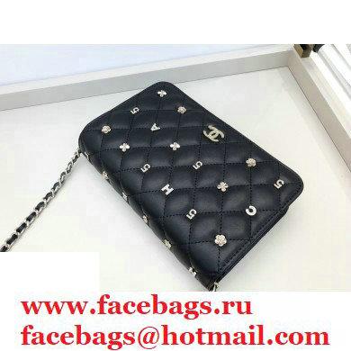 Chanel Charms Wallet on Chain WOC Bag Black 2020