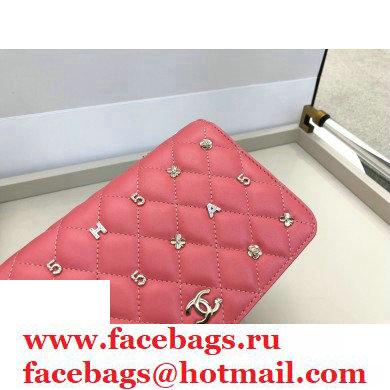 Chanel Charms Wallet on Chain WOC Bag Pink 2020