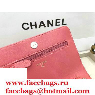 Chanel Charms Wallet on Chain WOC Bag Pink 2020