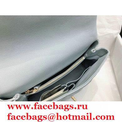 Chanel Coco Handle Medium Flap Bag Gray with Lizard Top Handle A92991 Top Quality 7148 - Click Image to Close