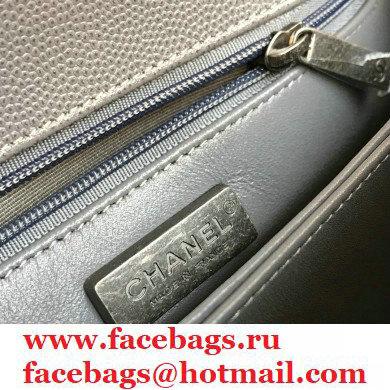 Chanel Coco Handle Small Flap Bag Gray with Top Handle A92990 - Click Image to Close